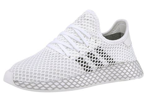 weiße adidas schuhe mit netz